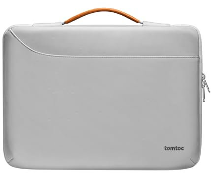 tomtoc 360° Housse pour 15 Pouces Nouveau MacBook Air M4/A3241 M3/A3114 M2/A2941 2025-2023, 15 Microsoft Surface Laptop 6/5/4/3, Dell XPS 15 Plus, 15'' MacBook Pro A1990 A1707, Sacoche pour Laptop