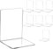 Otauoaea Lot de 8 Serre Livres en Acrylique Transparent, Cale Livre Serre Livre Original Serre-Livres pour Chambre à Coucher, bibliothèque, Bureau, école et Bureau