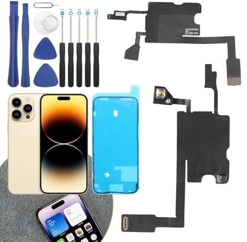 YHXMARSCAN Earpiece Speaker Replacement for iPhone 14 Pro Max Ear Speaker Flex Cable Replacement for iPhone 11 Pro Max with Tool