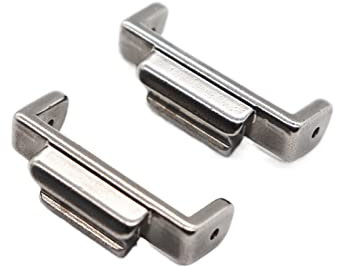 LAZIRO 22mm To 16mm Stainless Steel Watch Strap Adapter Fit For Casio Fit For G-SHOCK DW5600 GA110 Connectors Fit For GSHOCK Watchband DIY Converter (Color : Silver)