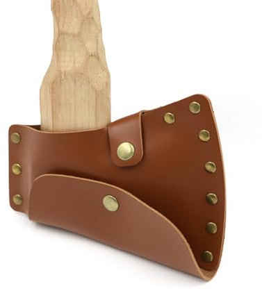 Vastsea Ärmel Beil Kopfscheide, Ärmel Beilschutzwerkzeuge, Feuerwehraxt Schutzhülle, Axt Hülle Leder Axt Holster für Outdoor, Wandern, Camping, Jagd