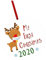 Cabilock Christbaumschmuck Weihnachten Überlebte Weihnachtsschmuck Weihnachtsbehänge Quarantäne-weihnachtsbaumschmuck Weihnachtsmann-geschenkanhänger Weihnachtsbaumschmuck 2020 Keramik Weiß