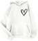 AMDOLE Kapuzenpullover für Damen, Herbst-Druck, Kapuzenpullover, Outdoor, einfarbig, modisch, Baggy-Bluse, Weiß #1, XXL