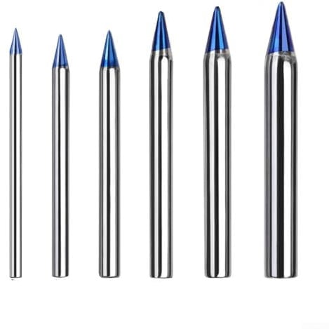 Zilimontt 5PCS Copper Soldering Iron Tips 30-150W External Heat Welding Accessories, Solder For Various Wattage Needs Adaptable Efficient Multi-Option Set(5PCS 40W)