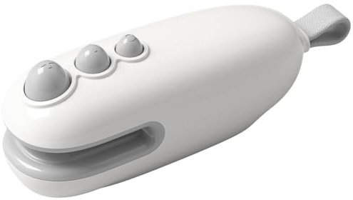 Mini Folienschweißgerät, 2 in 1 Bag sealer mit Cutter Tüten Versiegelungsmaschine, Hand Verschlussgerät Weiß