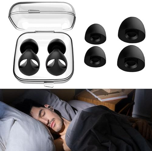 Ohrstöpsel zum Schlafen,Quiet Ohrstöpsel,Schnarchstille OhrstöPsel,2 Paar Wiederverwendbare Ohrkappen,Silikon Noise Cancelling OhrstöPsel,füR LäRmschutz und Schlaf (AußErirdische Form)