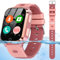 AstraMinds 4G Smartwatch Kinder mit GPS und Telefon, IP67 wasserdichte Anrufen Kinderuhr Telefonieren Mit WiFi, Videoanruf, SOS, Wecker, Kinderuhr Mädchen Junge 3–12 Jahren (Rosa) (K18Rosa)