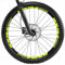 Decalart Aufkleber-Set für Felgen Mountainbike-Räder Performance Fahrrad MTB 26 27,5 28 29 Zoll komplett 2 Räder Aufkleber L012 (029 Neongelb, 27,5 Zoll)
