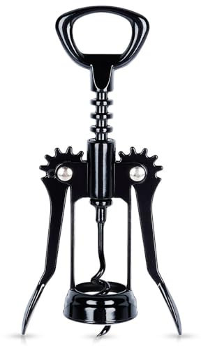 Apribottiglie in metallo nero 16 cm