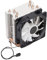 YUEHISY Frequer della CPU, Effetto di Illuminazione RGB di Lunga Durata Stabile Ventola CPU Affidabile per LGA 775 per Core2Duo per Celeronp (singolo ventilatore)