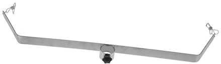 YARNOW Supporto per Asta Portabandiera in Acciaio Inox Clip per Bandiera Asta per Bandiera Regolabile in Altezza Supporto da Pavimento