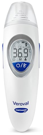 Veroval family Infrarot-Fieberthermometer, Ohr-, Stirn- und Objektmessung