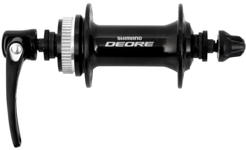 SHIMANO Unisex – Erwachsene Deore Hbm6000 Vr-Nabe, schwarz, Einheitsgröße