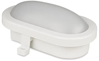LongLife LED Feuchtraumleuchte 6W 420lm 5000K IP54 Deckenleuchte Deckenlampe für Badezimmer, WC, Vorratsraum, Waschküche, überdachter Außenbereich Carport Terrasse