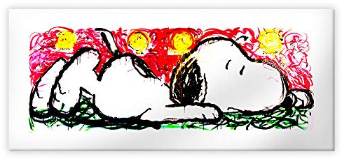 Snoopy Leinwand Bild Leinwand auf Holzrahmen SNOOPY (150 x 65)
