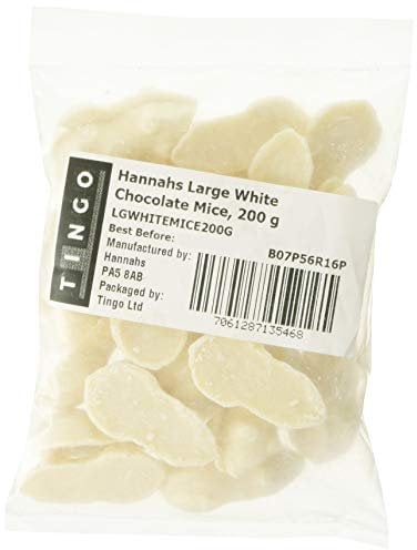 Hannahs Large White Chocolate Mice, 200 g