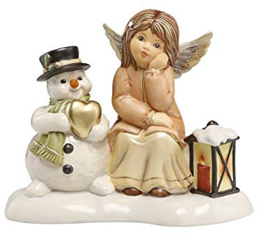 Goebel Geduldige Freunde - Figur Champagner Weihnachten Himmelsboten