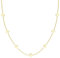 BAFFOS® Damen Halskette – Quadrat-Plättchen – Edelstahl Gold – Wasserfeste Choker Kette – Hautfreundlich & Modern – Geschenk für Freundin