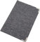 myledershop Porta carte d'identità e carte di credito con angoli di protezione in metallo in grigio