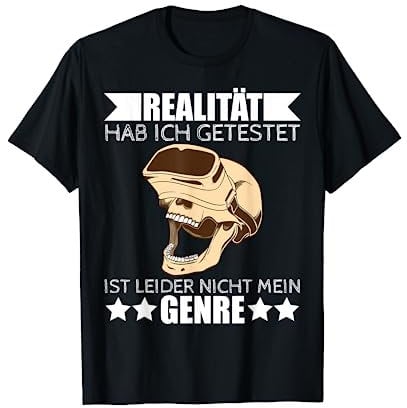 Gamer Controller Realität Genre VR Halloween Zocker Gaming T-Shirt