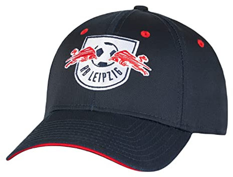 RB Leipzig Kinder Club Cap Navyblau mit rotem Frontpanel Basecap Kids Schildmütze Kappe RBL - Plus Lesezeichen Wir lieben Fußball