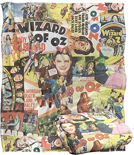 LOGOVISION THE Wizard of OZDer Zauberer von Oz, Optimalweiche Seidendecke, 152 x 127 cm