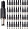 VISSQH 40 Pezzi 5.5mmx2.1mm 12V Connettore Alimentazione DC Adattatore Spina DC Connettore DC Maschio Femmina Connettore Jack per Lettori Multimediali, Audio per Auto