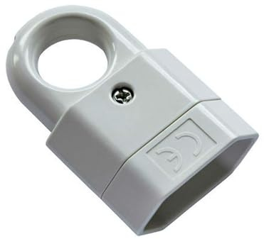 Mobile Steckdose mit Halter b/u Euro 2,5A 250V weiß GP2C elgotech 5902694653218