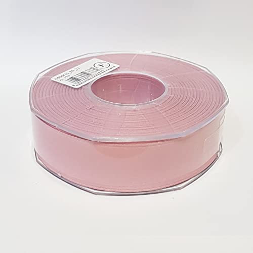 Furlanis - Doppio Raso Opaco, Nastro per Decorazioni, Pacchi Regalo, Bomboniere - Rosa Antico, 25 mm x 20 m