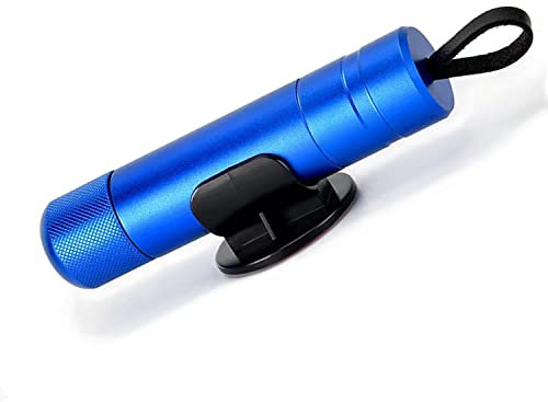 ACEBON Car Safety Hammer Window Glass Breaker and Seat Belt Cutter Emergency Escape Tool (Blue)