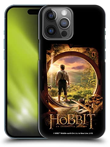 Head Case Designs Offizielle The Hobbit An Unexpected Journey Hobbit in der Tür Schluessel Kunst Harte Rueckseiten Handyhülle Hülle Huelle kompatibel mit Apple iPhone 14 Pro Max