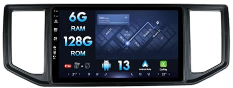 10 Zoll Doppel DIN Android Autoradio Für VW Amarok Crafter Van Man 2017-2021 GPS Naviagtion Kamera Bluetooth Mirrorlink WiFi Carplay SWC DSP FM Unterstützt DAB - 6G+128G