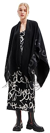Desigual Damen Poncho_logo Paris PONCHO_LOGO PARIS