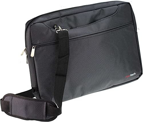 Navitech Schwarz Wasserfeste Tasche – Kompatibel mit dem Lenovo Yoga Slim 7i Carbon Gen 7 13.3 Laptop