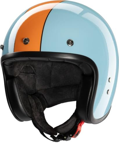 Redbike RB-801 Gasoline Jethelm, blau/orange, M (57/58)