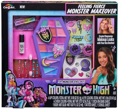 CRA-Z-ART Monster High Feeling Fierce Monster Makeover Make up Set für Kinder ab 8 Jahren