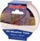 SupaDec 50mmx25m Clear All Weather Strong Weatherproof Outdoor Repair Tap Self Adhesive Transparent Tapes High Strength Adhesive for Window Cracked Glass Greenhouse Broken Plastic & Polytunnel