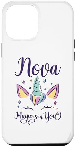 iPhone 13 Pro Max First Name Nova Personalized I Love Nova Case