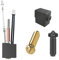 JUUPINE For Anycbic Kobra3 Hotend Kit 24V 60W Extruder Kit (Silicone Sock & 0.4 Nozzle (Brass & Hardened Steel), for Kobra 3 & Kobra 3 Combo
