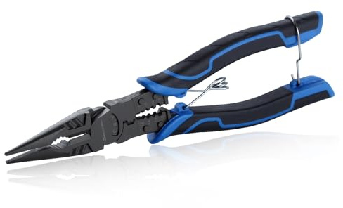 SPEEDWOX 23 cm lång nål nästång med trådskalare crimptång sidoskärare diagonala skärare kombination tång höghävstångstång för böjning krympning strippning vridning skärtrådar