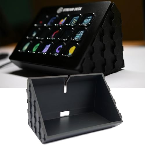 Desktop-Display-Ständer für Stream Deck, Tastatur Ausstellungshalterung, Schwarz