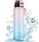 FULDENT Trinkflasche 1L Sport Wasserflasche [BPA Frei] Trinkflasche mit rutschfest Gummi Grip Geeignet für Die Fahrrad, Outdoor, Schule, Gym