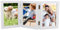 Ehuihuan Bilderrahmen 3 Bilder, Bilderrahmen Holz, Doppelt Collage Fotorahmen, Bilderrahmen Collage mit Scharnier Dreifach, Bilder Holzbilderrahmen für Büro, Hochzeit, Familie (Weißes 6-Zoll-Triple)