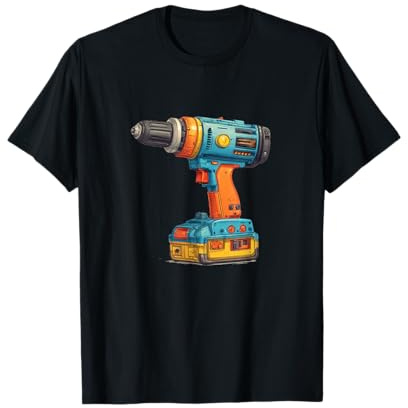 Hübscher Bohrmaschinen-Look für Zeichnungsliebhaber T-Shirt