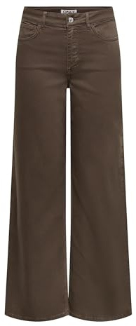 ONLY Female Jeans mit weitem Bein ONLMADISON Hohe Taille Weiter Beinschnitt Jeans