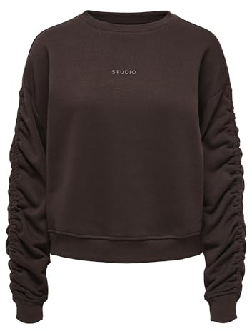 ONLY Onlsweat L/S Ruched Crew SWT