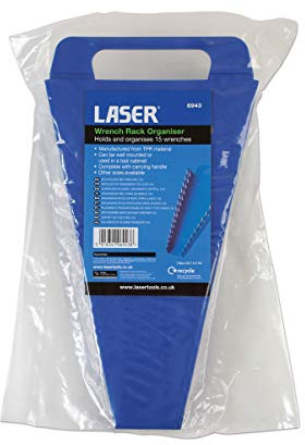 Laser 6943 Spanner Rack Organiser, 15 Spanners