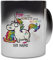 printplanet® Zaubertasse mit Namen personalisiert - Magic Mug - Motiv Einhorn individuell gestalten - Zauberbecher, magische Kaffeetasse