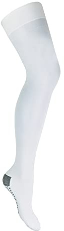 Saphena - Unisex Class 1 Graduated Compression Medical After Surgery Thigh High Non Slip Anti Embolism Stockings with Grips