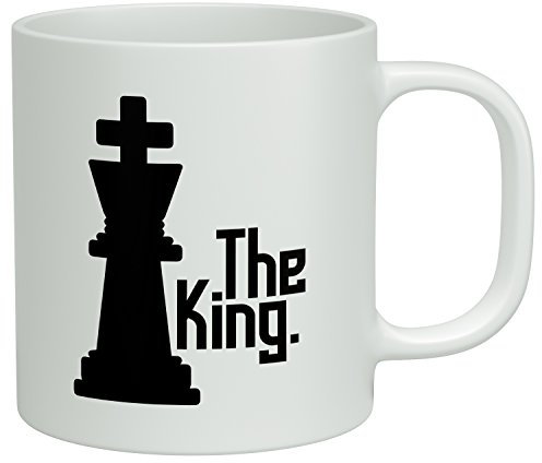 Shopagift The King Chess White 10oz Novelty Gift Mug Cup